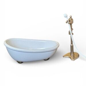 Calico Critters Sylvania Families Tub Shower Hose Bathtub Dollhouse Accessories